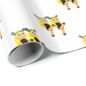 Zwillinge Emoji Geschenkpapier (Rolleneckpunkt)