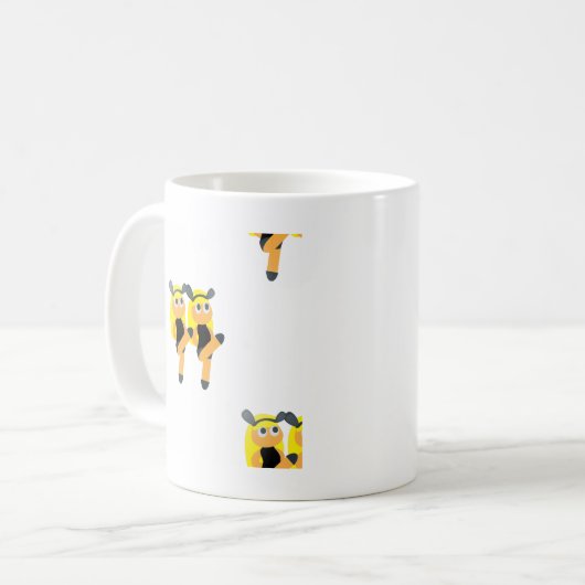 Zwillinge Emoji Kaffeetasse (Vorderseite Links)