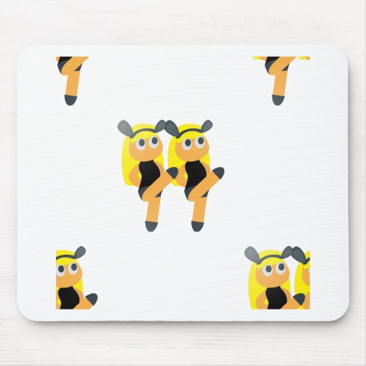 Zwillinge Emoji Mousepad (Vorne)