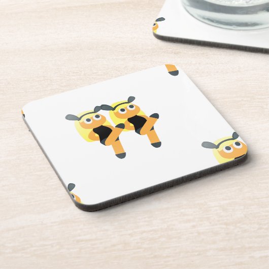 Zwillinge Emoji Untersetzer (Linke Seite)