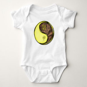 Zwillinge & Erd-Affe Baby Strampler