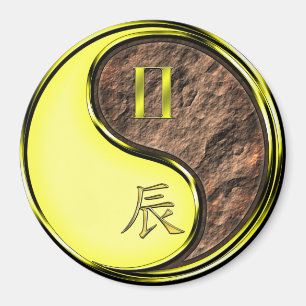 Zwillinge & Erddrache Magnet