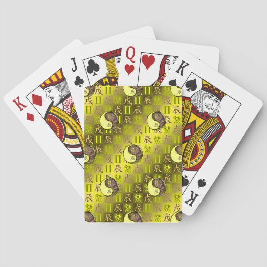Zwillinge & Erddrache Spielkarten (Rückseite)
