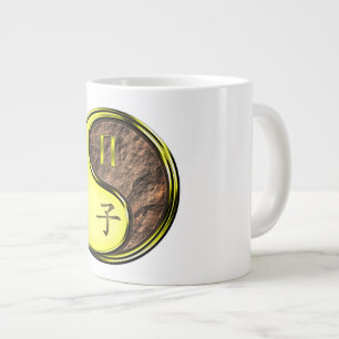 Zwillinge & Erde Ratte Jumbo-Tasse