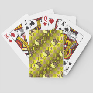 Zwillinge & Erde Ratte Spielkarten