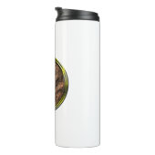 Zwillinge & Erde Ratte Thermosbecher (Nach rechts gedreht)