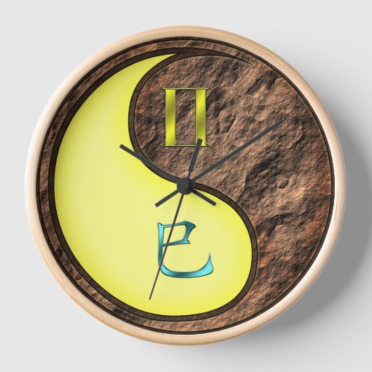 Zwillinge & Erdenatter Uhr (Vorderseite)
