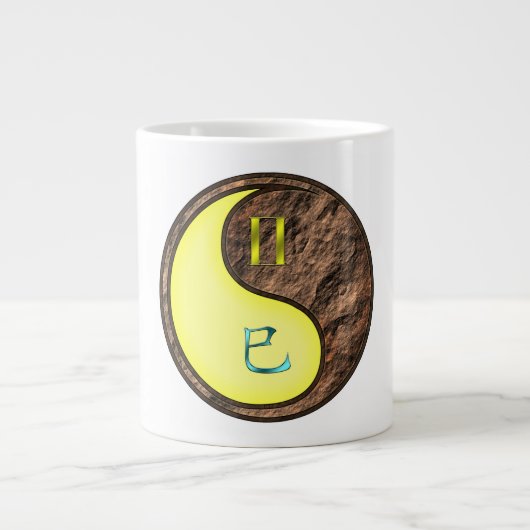 Zwillinge & Erdeschlange Jumbo-Tasse (Vorderseite)