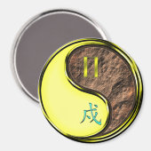 Zwillinge & Erdhund Magnet (Vorderseite/Rückseite)