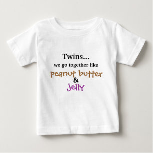 Zwillinge - Erdnussbutter u. Gelee Baby T-shirt