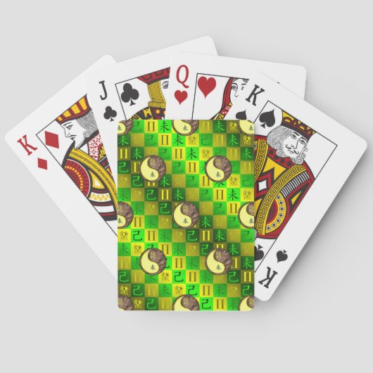 Zwillinge & Erdziege Spielkarten (Rückseite)