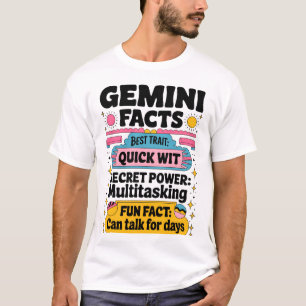 Zwillinge Fakten: Schnelles Wit, Multitasking und T-Shirt