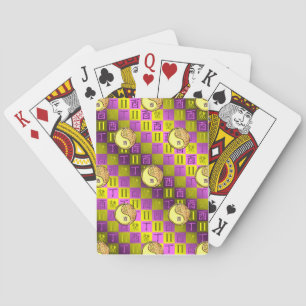 Zwillinge & Feuer Hahn Spielkarten