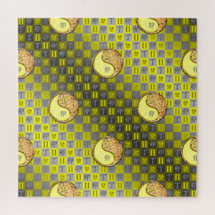 Zwillinge & Feuer Kaninchen Puzzle
