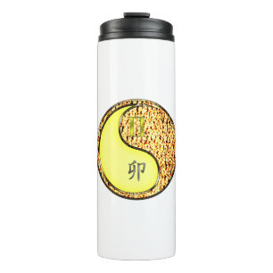 Zwillinge & Feuer Kaninchen Thermosbecher