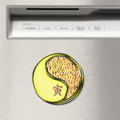 Zwillinge & Feuer Tiger Magnet (In Situ (Geschirrspüler))