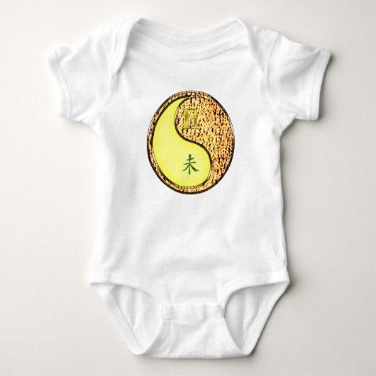 Zwillinge & Feuer Ziege Baby Strampler (Vorderseite)