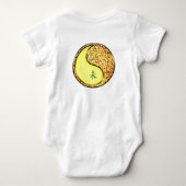 Zwillinge & Feuer Ziege Baby Strampler (Rückseite)