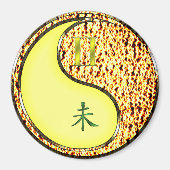 Zwillinge & Feuer Ziege Magnet (Vorne)