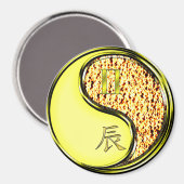 Zwillinge & Feuerdrache Magnet (Vorderseite/Rückseite)