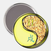 Zwillinge & Feuerhund Magnet (Vorderseite/Rückseite)