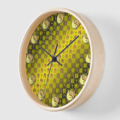 Zwillinge & Feuerpferd Uhr (Winkel)