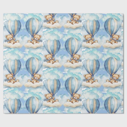 Zwillinge fliegen geschenkpapier (Flach)