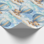 Zwillinge fliegen geschenkpapier (Ecke)