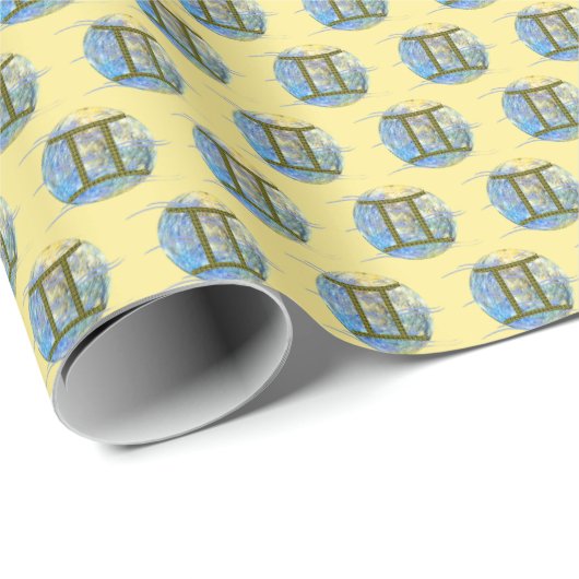 Zwillinge Geschenkpapier (Rolleneckpunkt)
