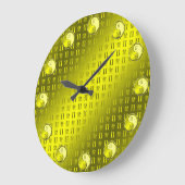 Zwillinge Große Wanduhr (Winkel)