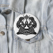 Zwillinge — Heimgesuchte Tinten-Zodiak-Zwillinge Button (Beispiel)