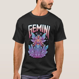 Zwillinge Hexerei Sternzeichen Totenkopf Konstella T-Shirt