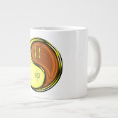 Zwillinge & Holz-Affe Jumbo-Tasse (Vorderseite Rechts)