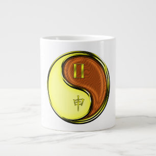 Zwillinge & Holz-Affe Jumbo-Tasse