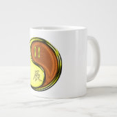 Zwillinge & Holz-Drache Jumbo-Tasse (Vorderseite Rechts)