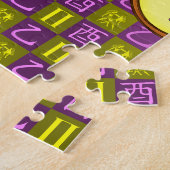 Zwillinge & Holz Hahn Puzzle (Seite)