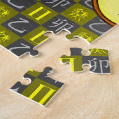 Zwillinge & Holz Kaninchen Puzzle (Seite)