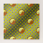 Zwillinge & Holz Kaninchen Puzzle (Horizontal)