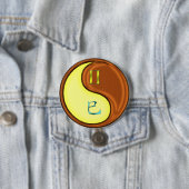 Zwillinge & Holzschlange Button (Beispiel)