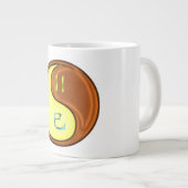 Zwillinge & Holzschlange Jumbo-Tasse (Vorderseite Rechts)