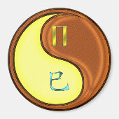 Zwillinge & Holzschlange Magnet (Vorne)