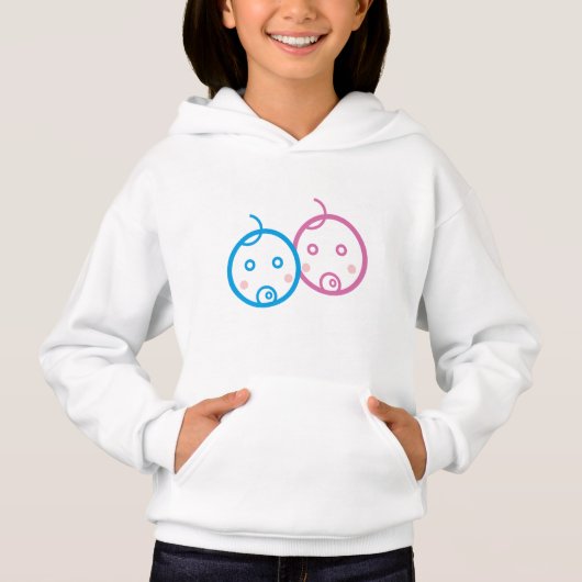 Zwillinge Hoodie (Vorderseite)