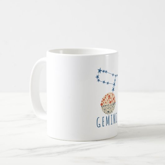 Zwillinge Kaffeetasse (Vorderseite Links)