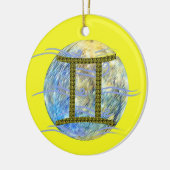 Zwillinge Keramik Ornament (Links)