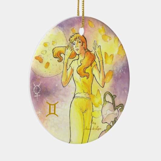 Zwillinge Keramikornament (Rechts)