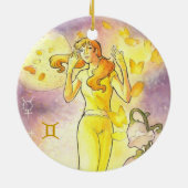 Zwillinge Keramikornament (Hinten)