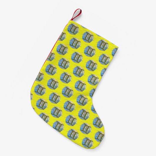 Zwillinge Kleiner Weihnachtsstrumpf (Vorderansicht (hängend))
