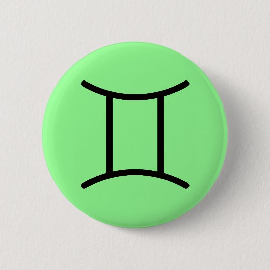 Zwillinge Knopf Button (Vorderseite)