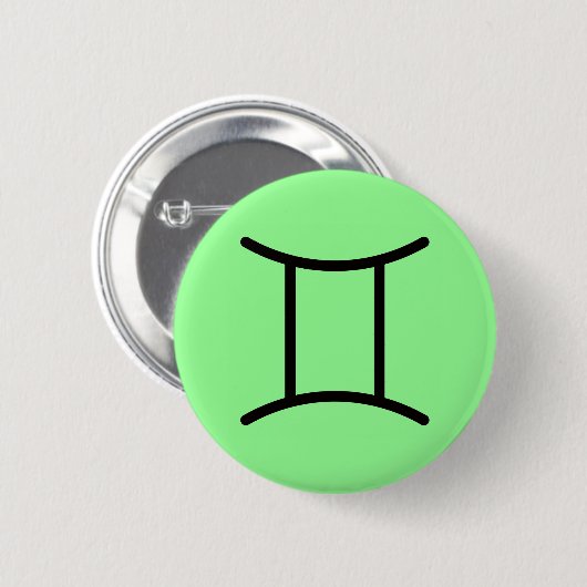 Zwillinge Knopf Button (Vorne & Hinten)