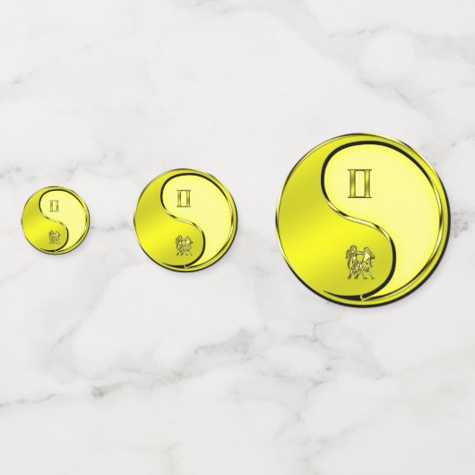 Zwillinge Konfetti (Vorderseiten)